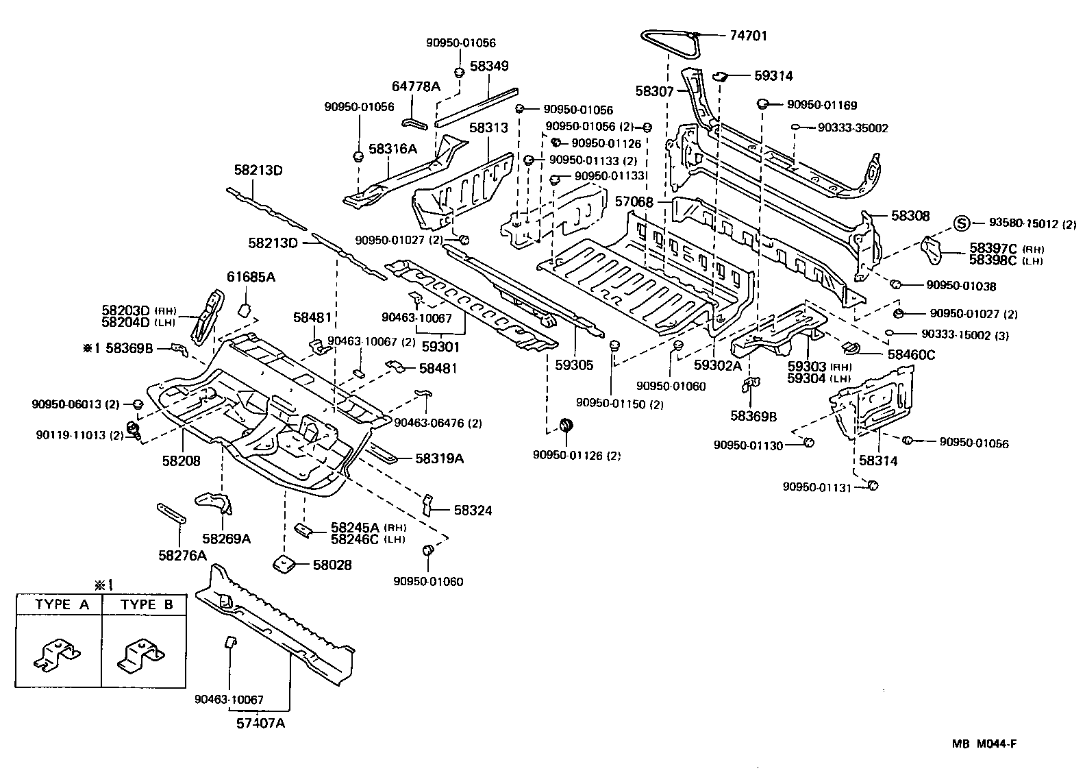  CROWN |  FLOOR PAN LOWER BACK PANEL