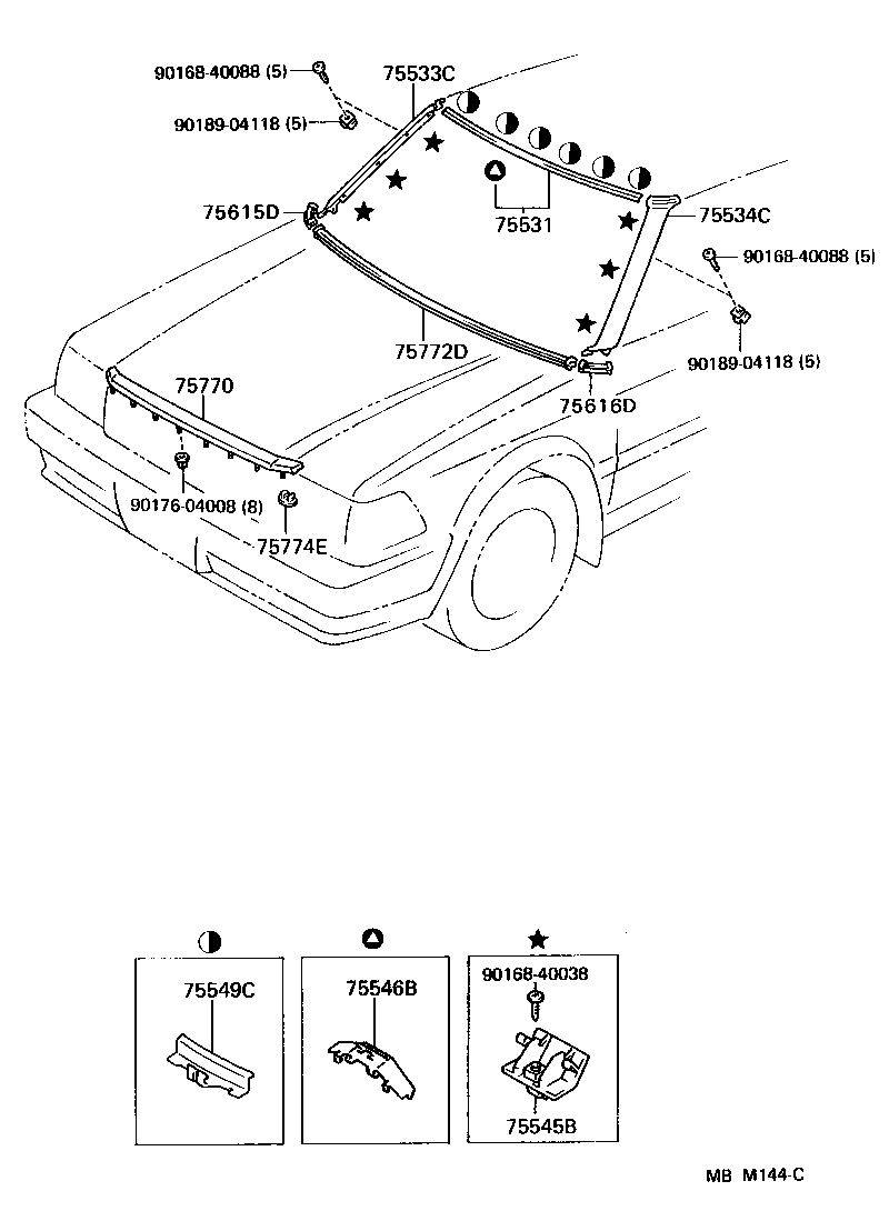  CROWN |  FRONT MOULDING