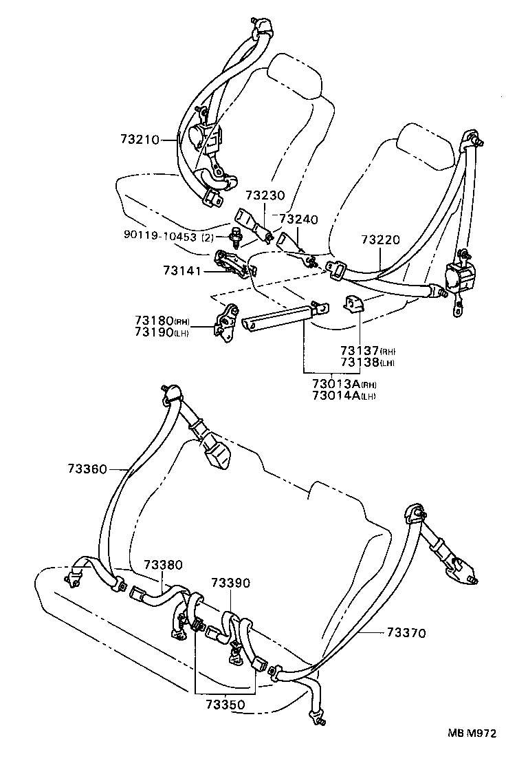  CAMRY |  SEAT BELT CHILD RESTRAINT SEAT