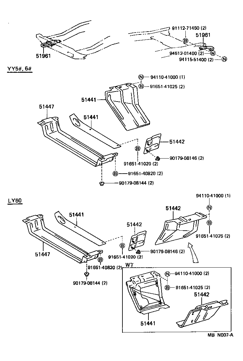  DYNA150 |  SUSPENSION CROSSMEMBER UNDER COVER