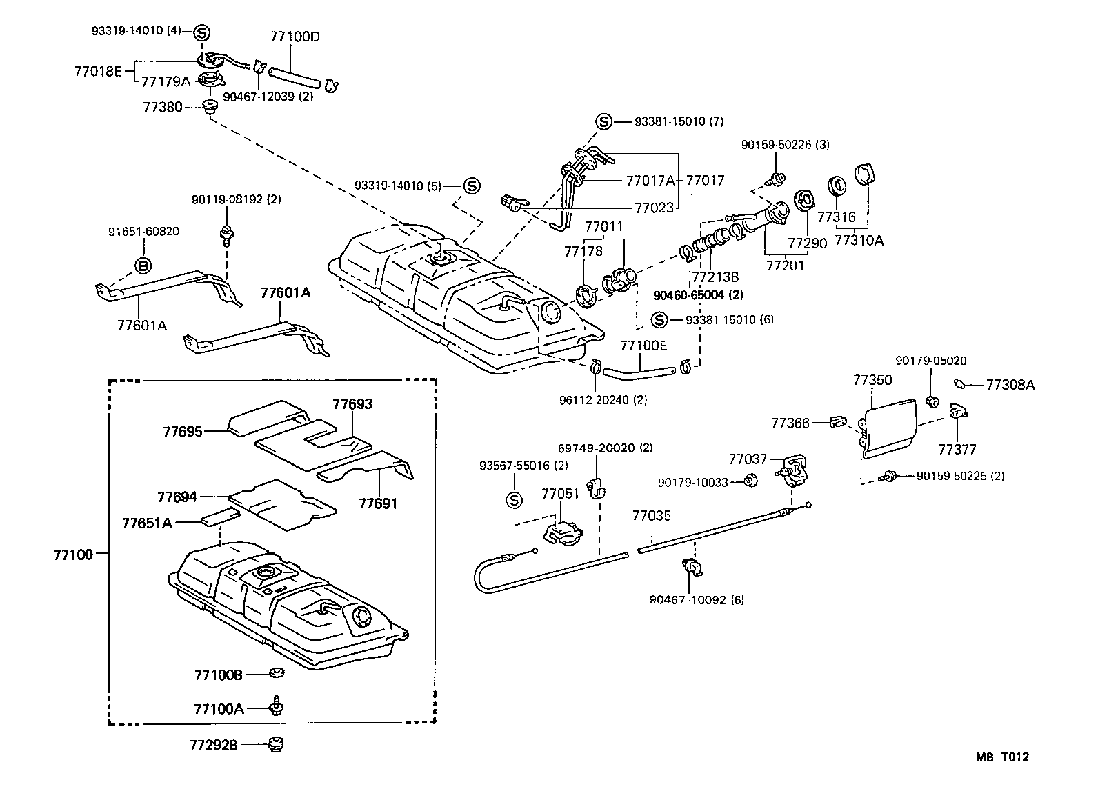  CROWN |  FUEL TANK TUBE