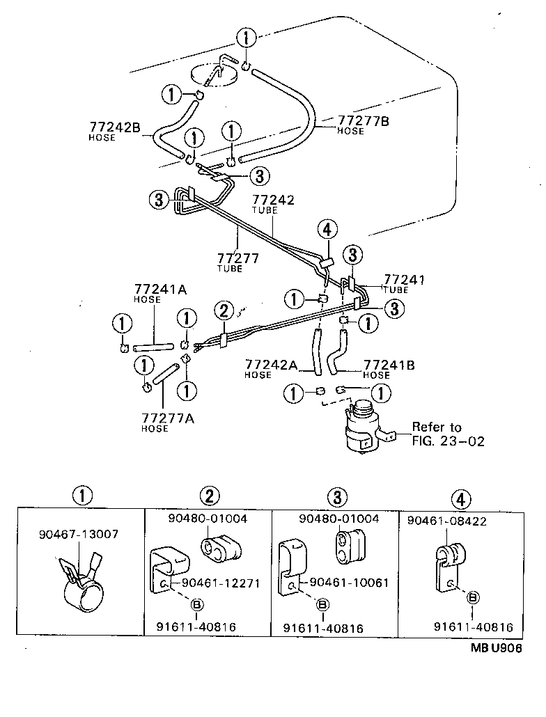  COASTER |  FUEL TANK TUBE