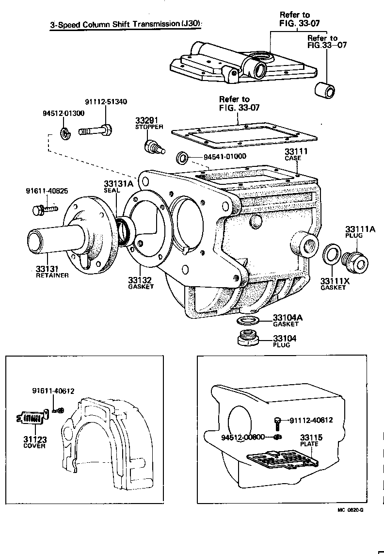  LAND CRUISER 40 |  CLUTCH HOUSING TRANSMISSION CASE MTM