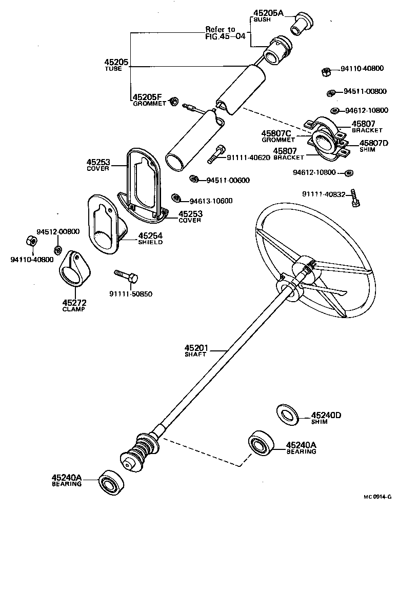  LAND CRUISER 40 |  STEERING COLUMN SHAFT