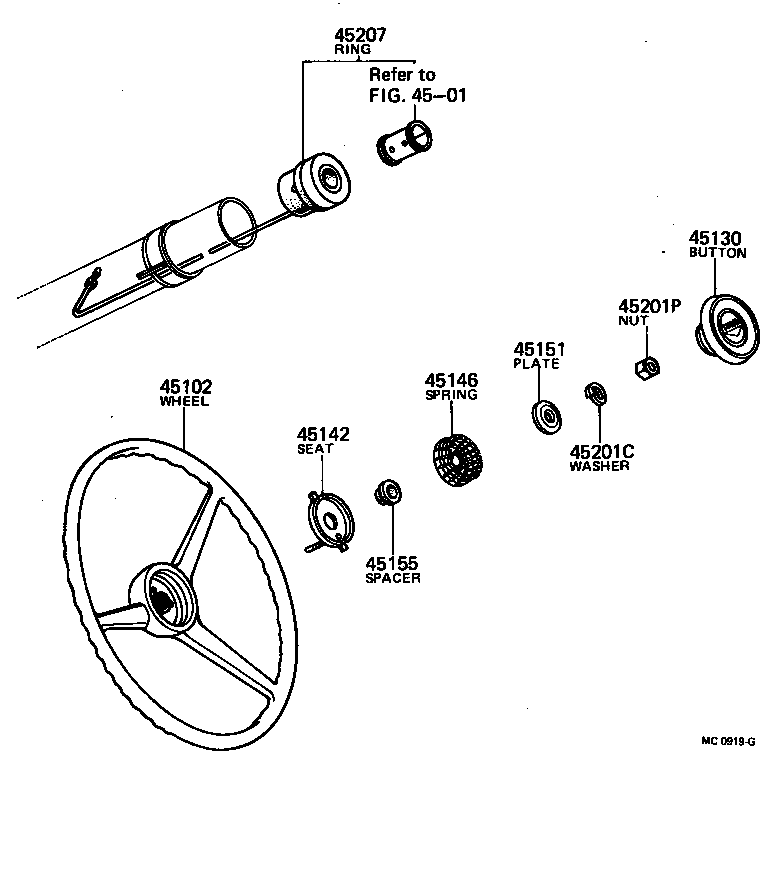  LAND CRUISER 40 |  STEERING WHEEL