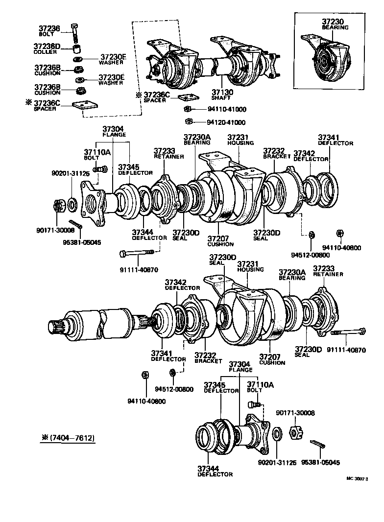  HEAVY DUTY TRUCK |  PROPELLER SHAFT UNIVERSAL JOINT