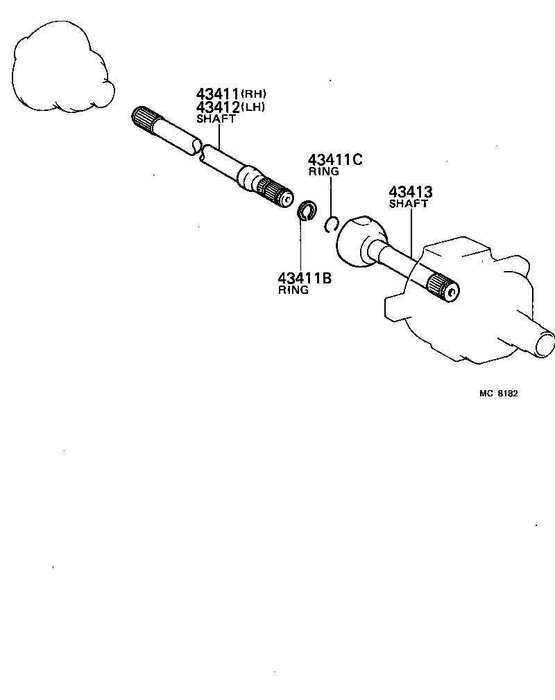  LAND CRUISER 40 |  FRONT DRIVE SHAFT