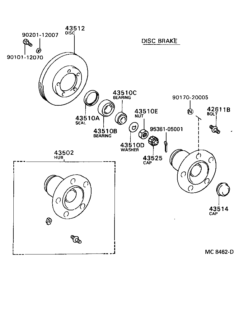  DYNA 200 |  FRONT AXLE HUB
