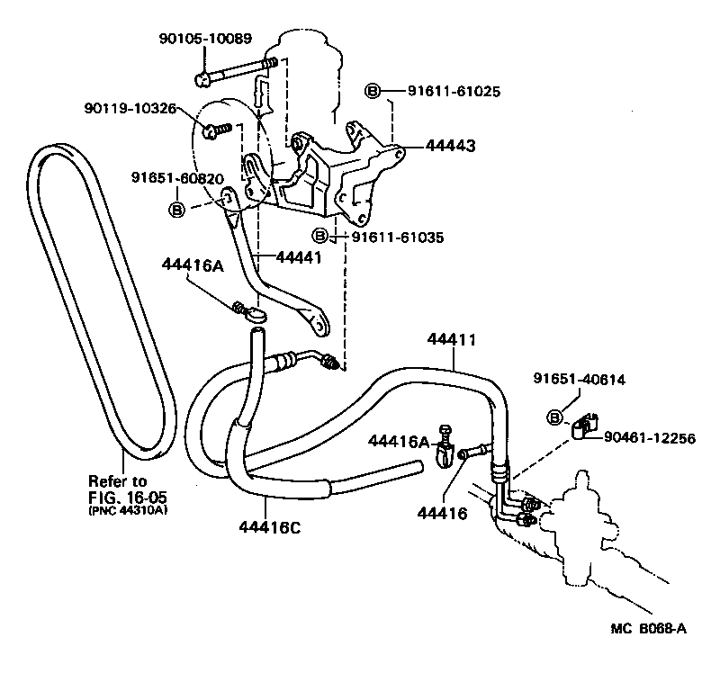  CRESSIDA |  POWER STEERING TUBE