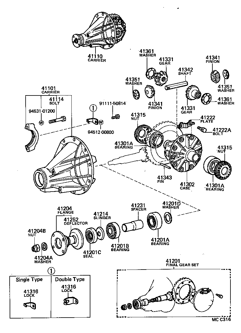  MODEL F |  REAR AXLE HOUSING DIFFERENTIAL