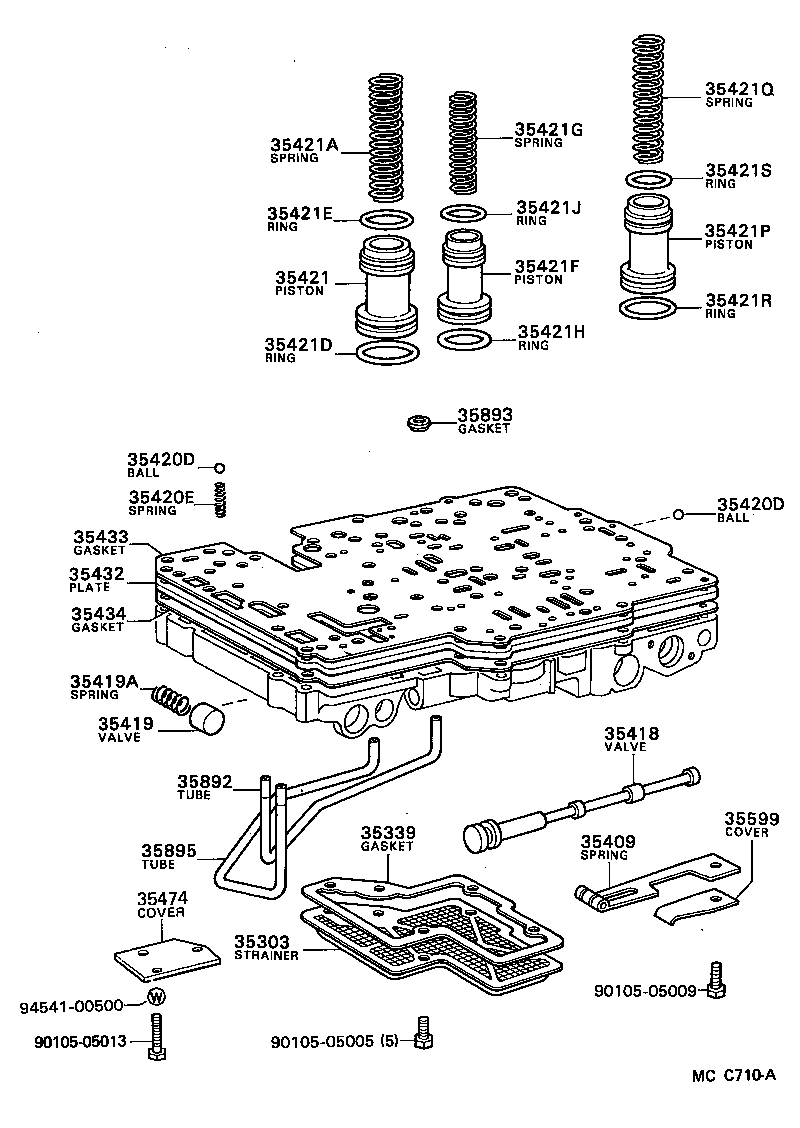  LITEACE |  VALVE BODY OIL STRAINER ATM