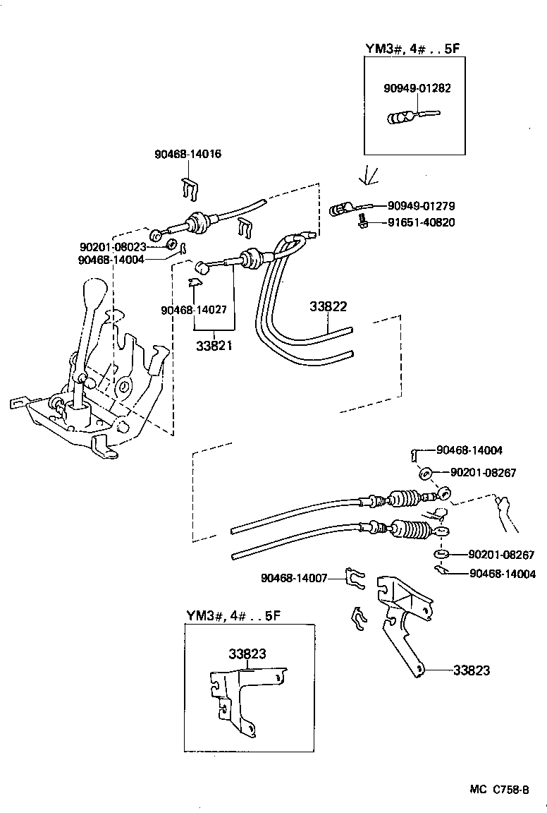  LITEACE |  SHIFT LEVER RETAINER