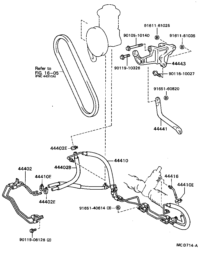  CRESSIDA |  POWER STEERING TUBE