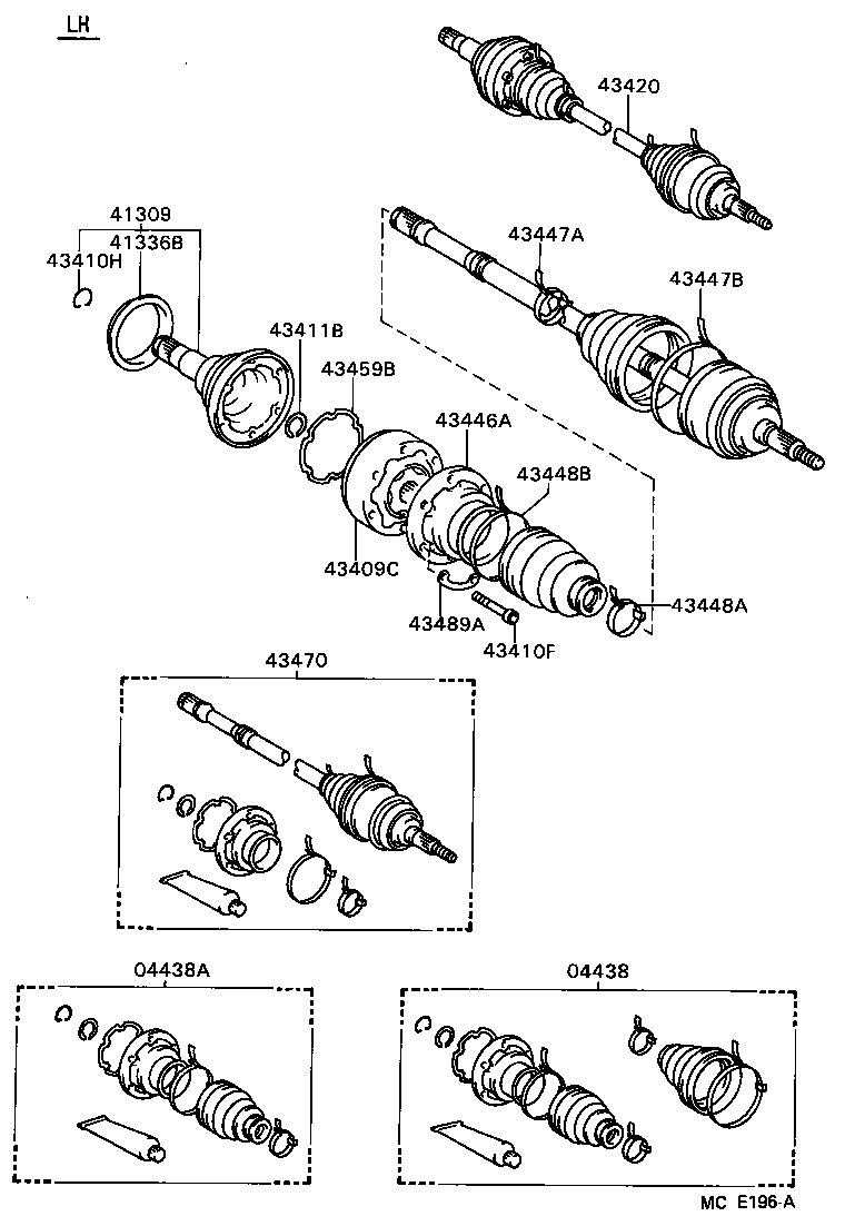  CAMRY |  FRONT DRIVE SHAFT