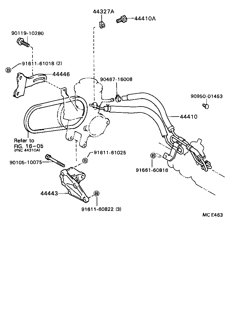  CELICA |  POWER STEERING TUBE