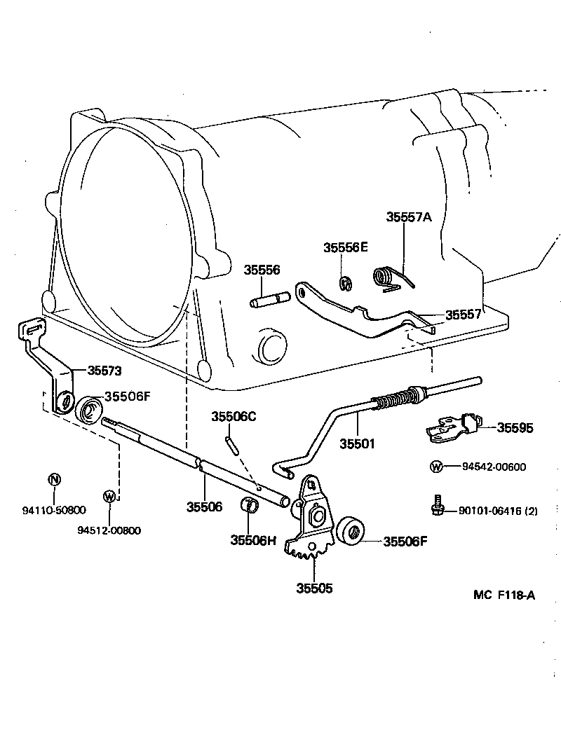  DYNA100 |  THROTTLE LINK VALVE LEVER ATM