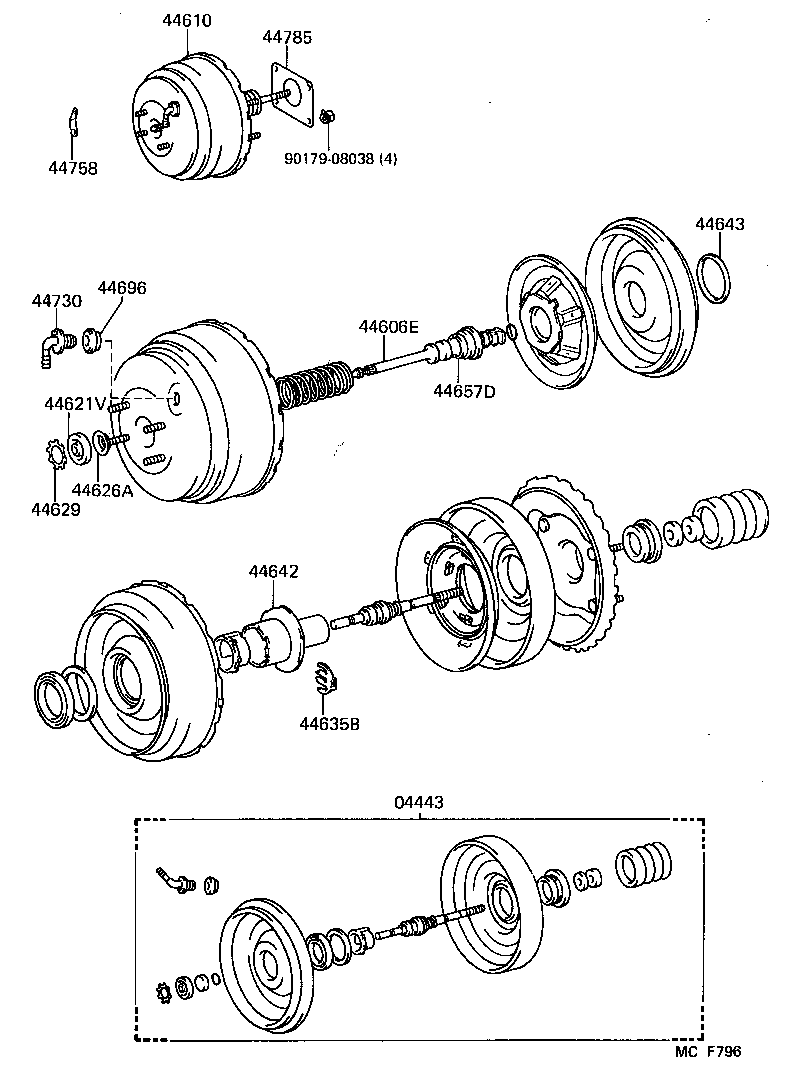  LAND CRUISER 70 |  BRAKE BOOSTER VACUUM TUBE