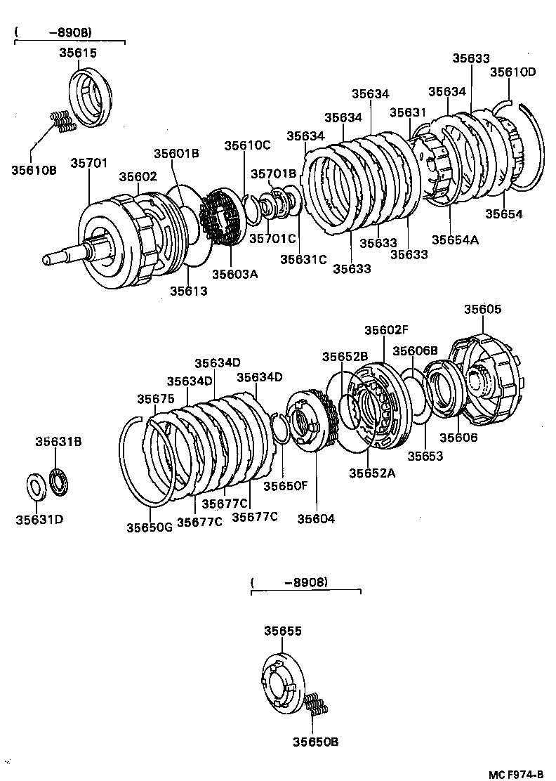  CRESSIDA WAGON |  BRAKE BAND MULTIPLE DISC CLUTCH ATM