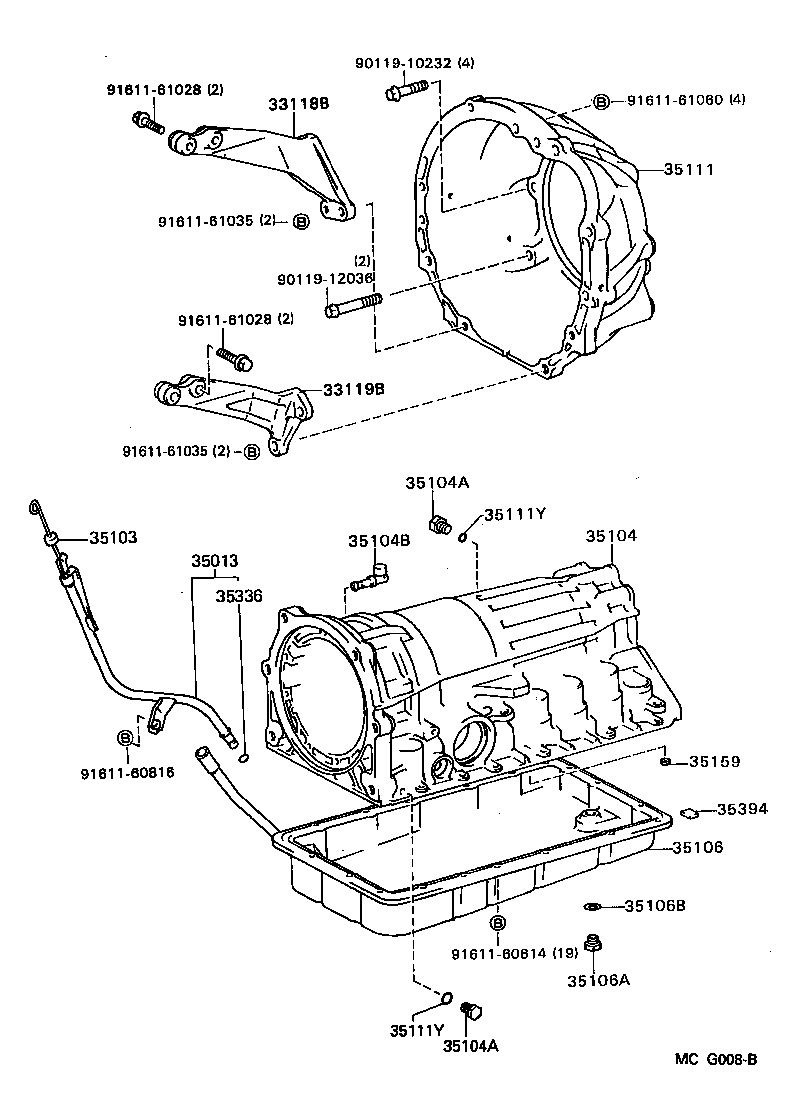  CRESSIDA |  TRANSMISSION CASE OIL PAN ATM