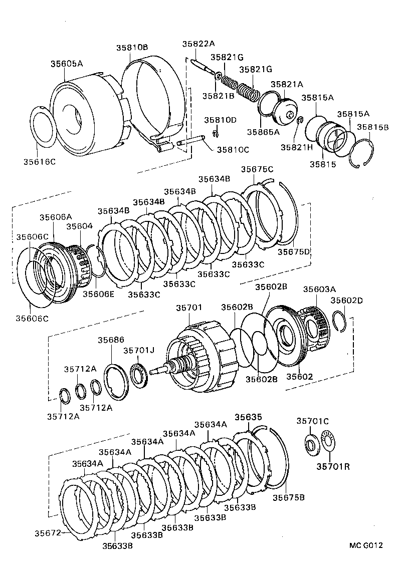  CRESSIDA |  BRAKE BAND MULTIPLE DISC CLUTCH ATM