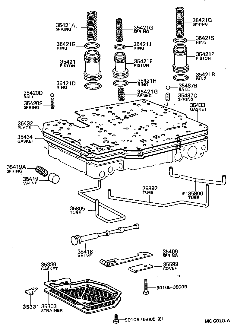  CRESSIDA |  VALVE BODY OIL STRAINER ATM