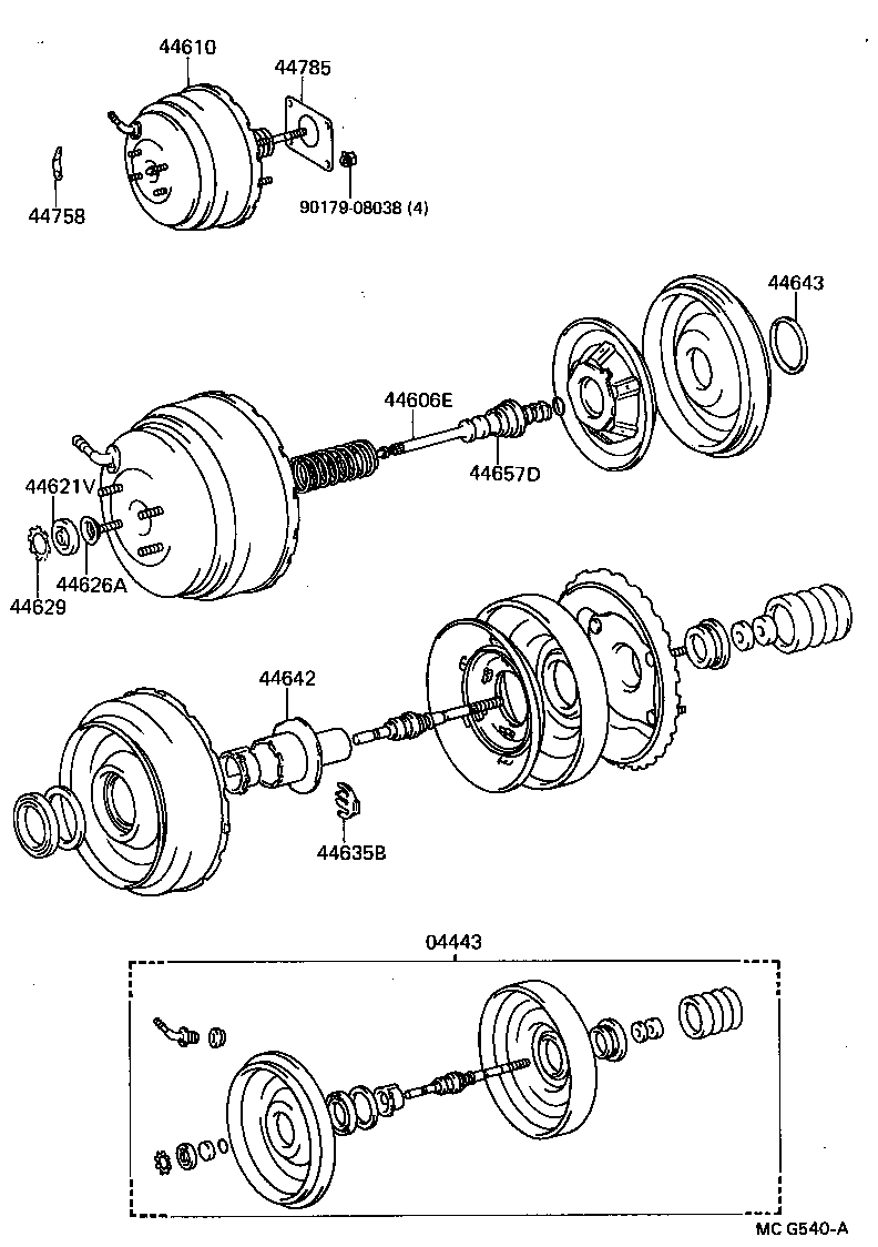  HILUX 2WD |  BRAKE BOOSTER VACUUM TUBE