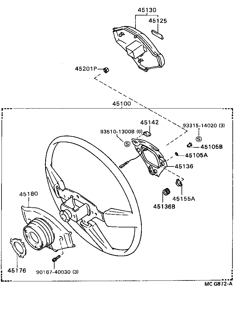  MODEL F |  STEERING WHEEL