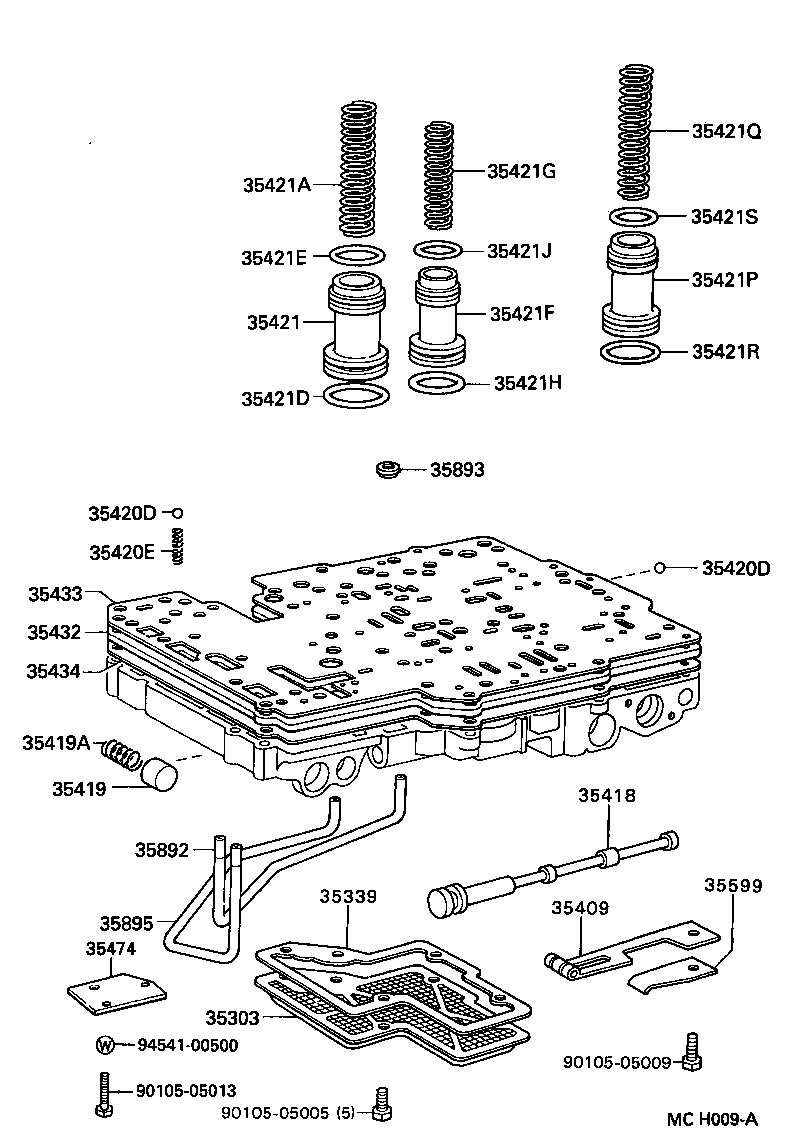  LITEACE |  VALVE BODY OIL STRAINER ATM