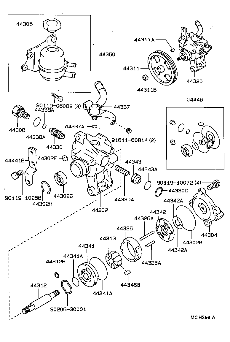  CRESSIDA WAGON |  VANE PUMP RESERVOIR POWER STEERING