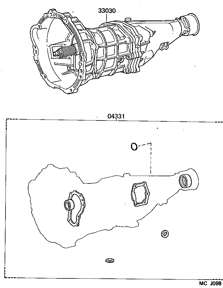  CROWN |  TRANSAXLE OR TRANSMISSION ASSY GASKET KIT MTM