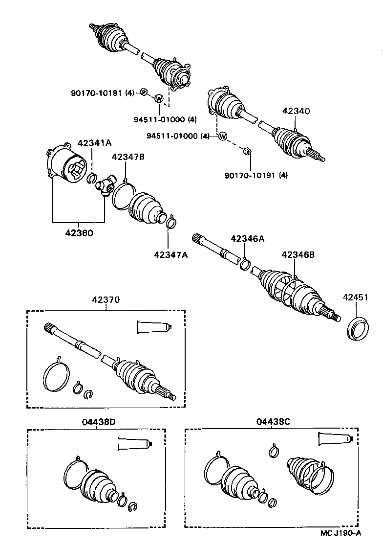  CELICA |  REAR AXLE SHAFT HUB