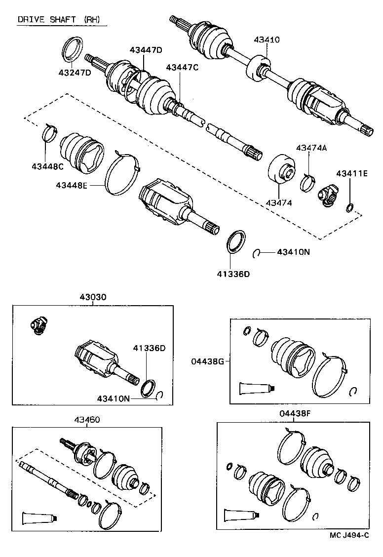  CELICA |  FRONT DRIVE SHAFT