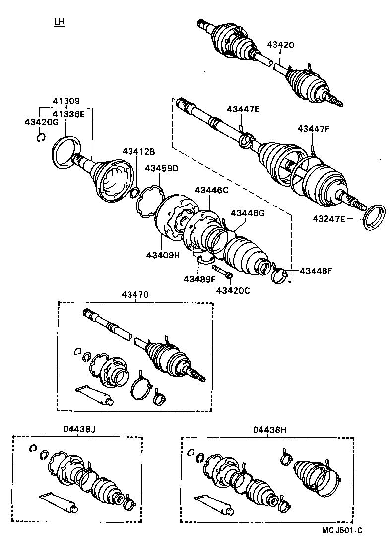  CELICA |  FRONT DRIVE SHAFT