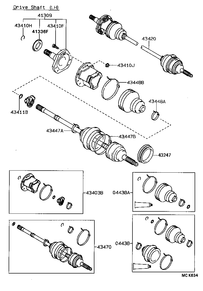  CELICA |  FRONT DRIVE SHAFT