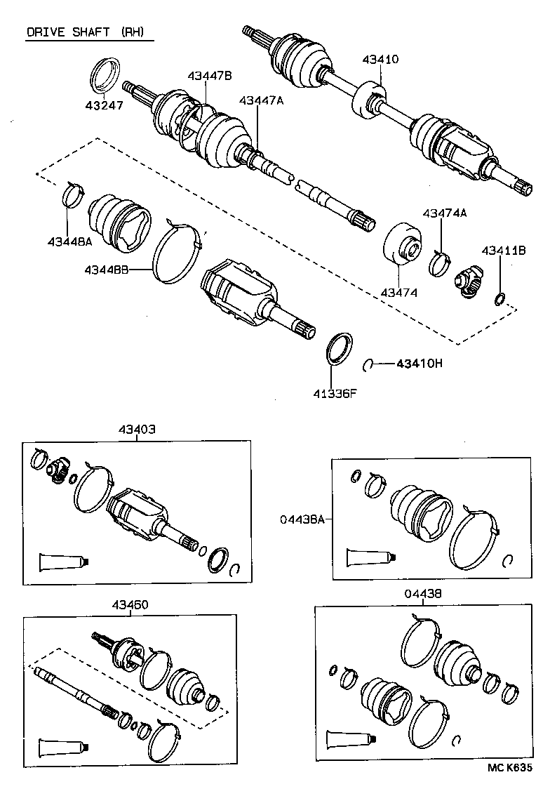  CELICA |  FRONT DRIVE SHAFT