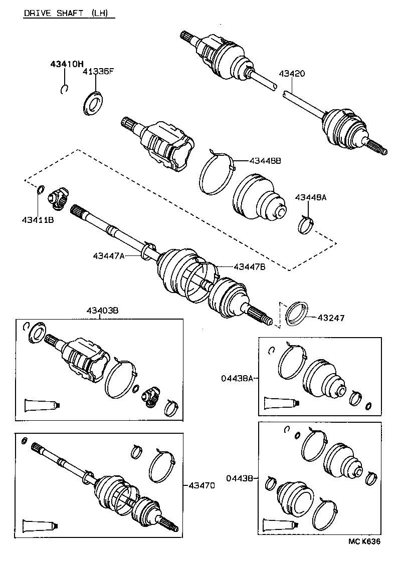  CELICA |  FRONT DRIVE SHAFT