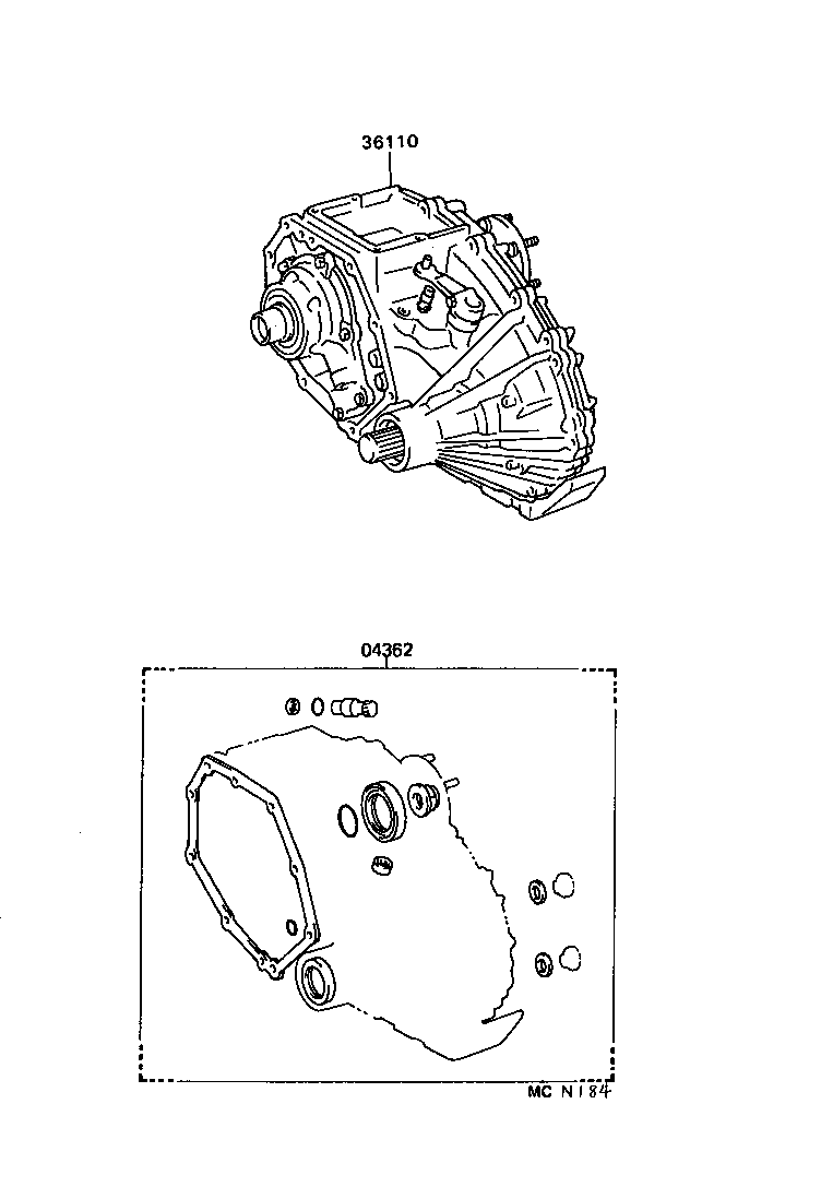  LITEACE |  TRANSFER ASSEMBLY GASKET KIT