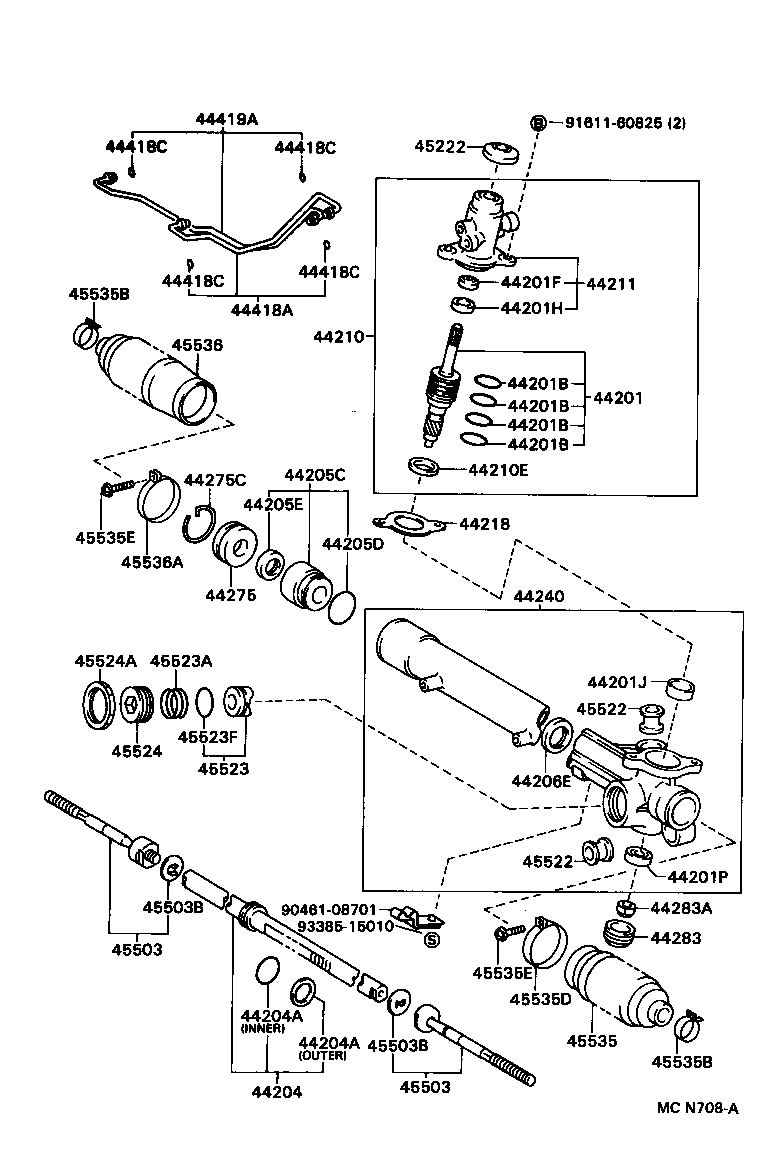  T100 |  FRONT STEERING GEAR LINK