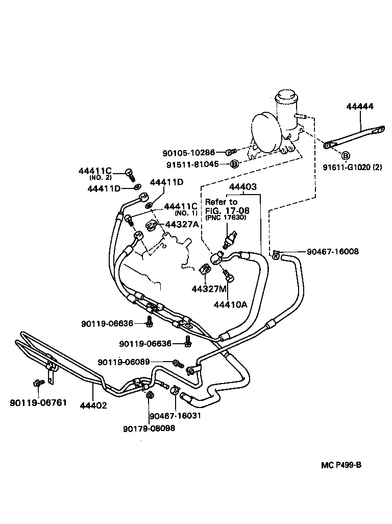  SUPRA |  POWER STEERING TUBE