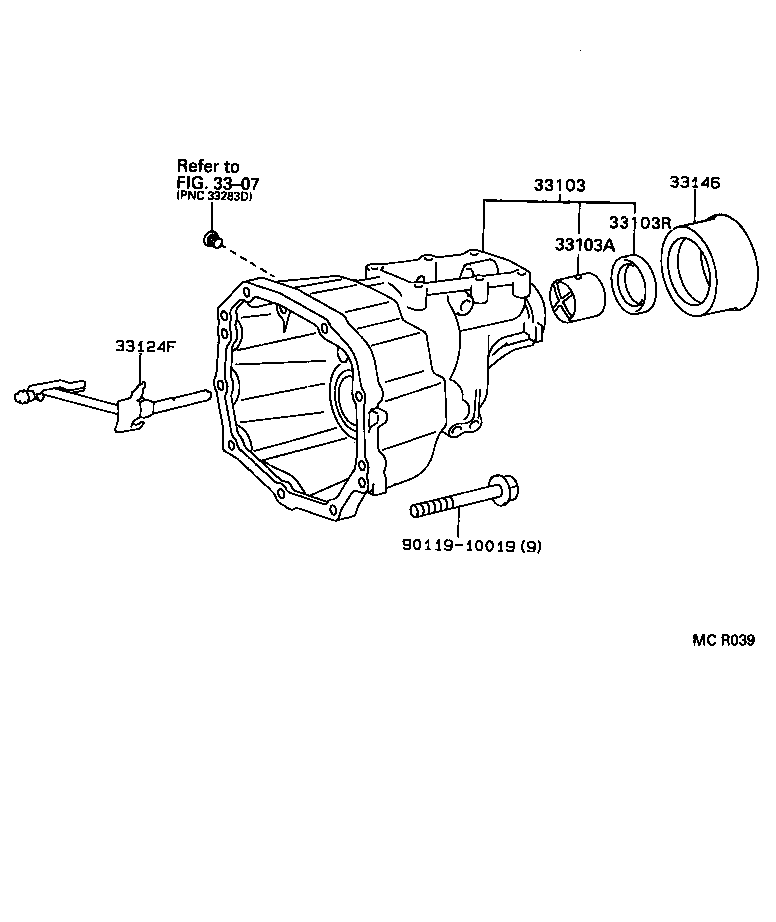  T100 |  EXTENSION HOUSING MTM