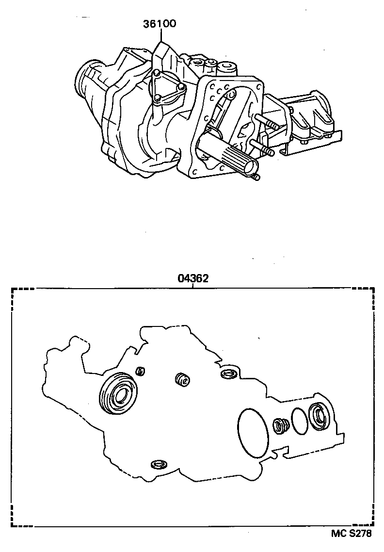  CELICA |  TRANSFER ASSEMBLY GASKET KIT