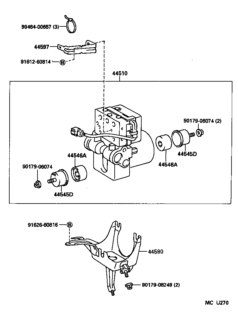  CROWN |  BRAKE TUBE CLAMP