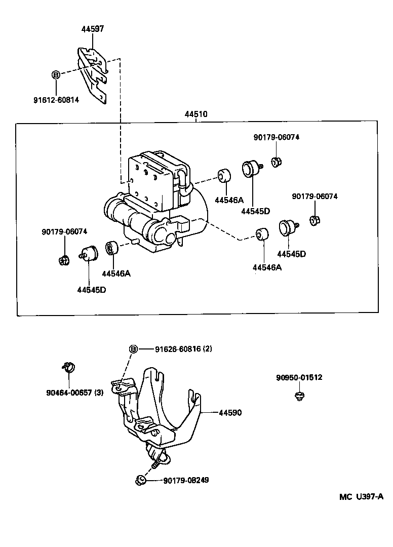  CROWN |  BRAKE TUBE CLAMP