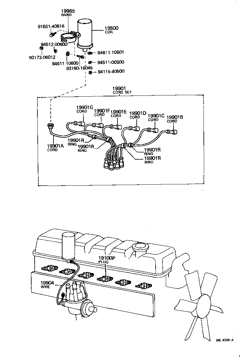  LAND CRUISER 40 |  IGNITION COIL SPARK PLUG