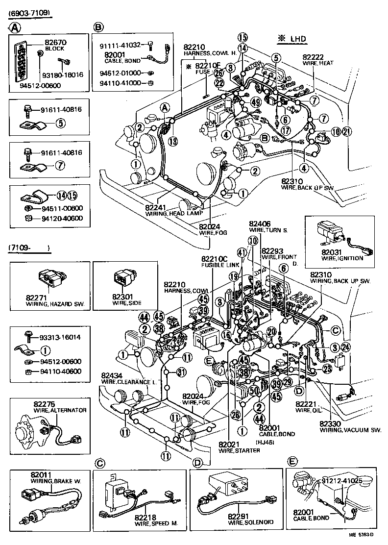  LAND CRUISER 40 |  WIRING CLAMP