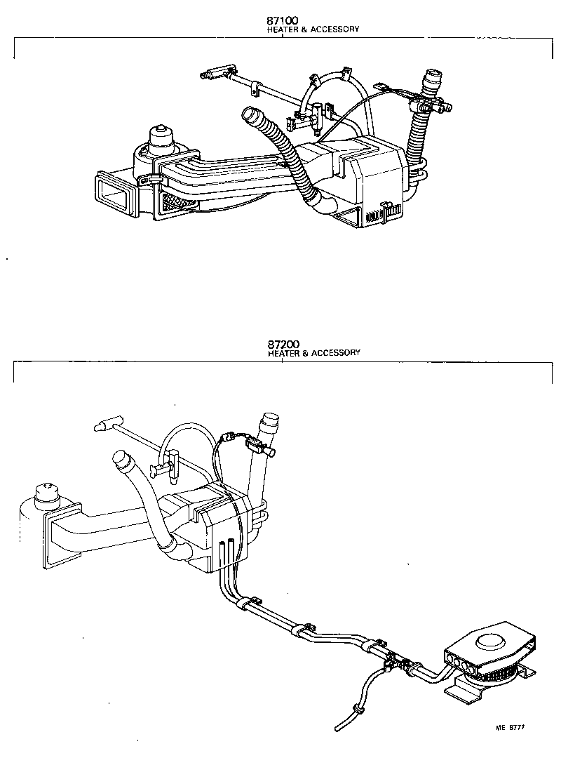  LAND CRUISER 40 |  HEATING AIR CONDITIONING SET