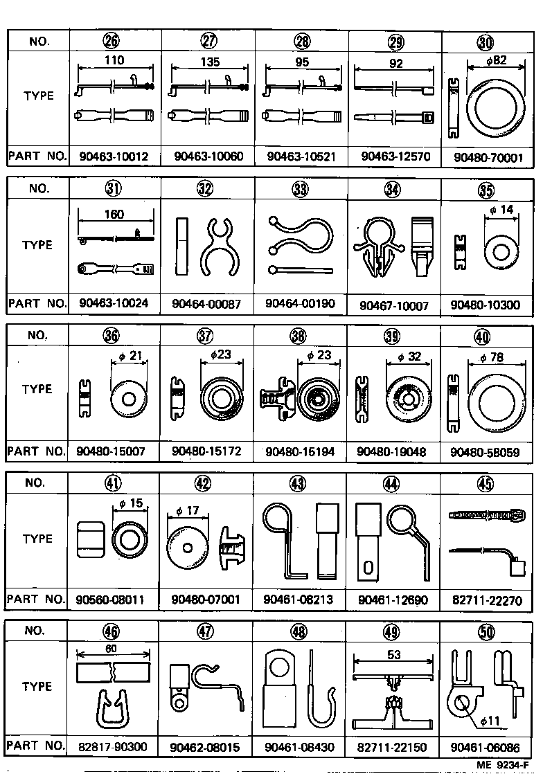  LAND CRUISER 40 |  WIRING CLAMP