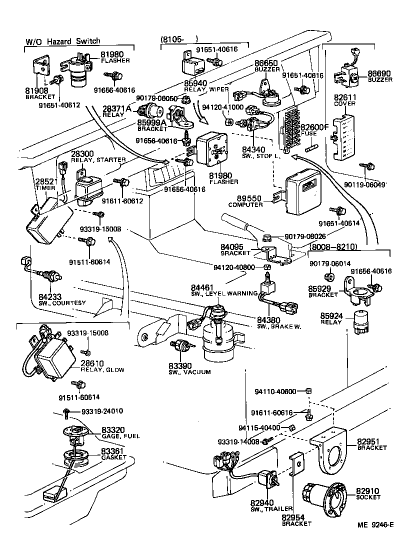  LAND CRUISER 40 |  SWITCH RELAY COMPUTER