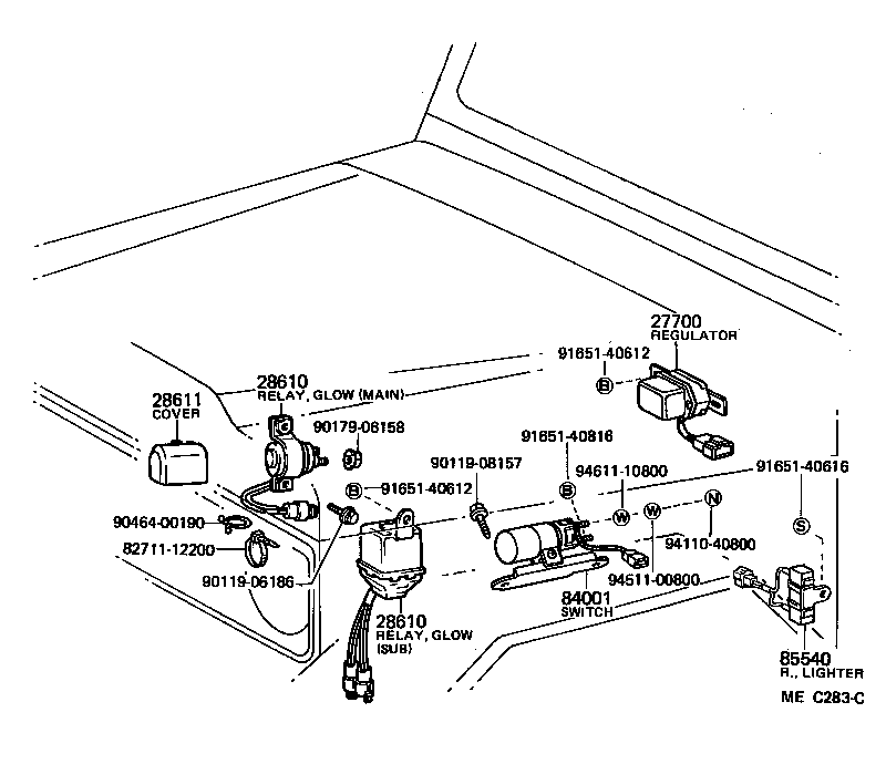  LAND CRUISER 40 |  SWITCH RELAY COMPUTER