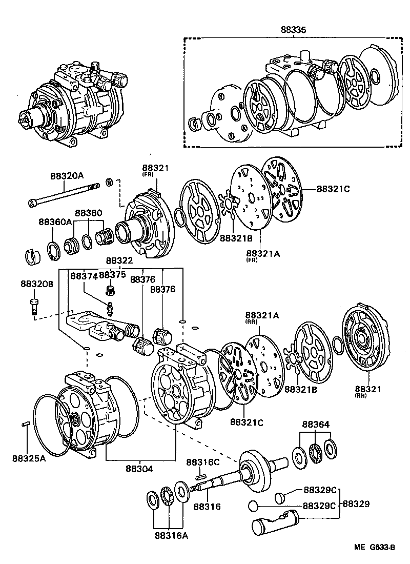  LITEACE |  HEATING AIR CONDITIONING COMPRESSOR